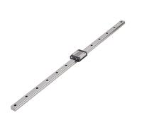 Guía lineal en miniatura MGN15, carril deslizante de movimiento lineal con rodamiento de acero de baja fricción, deslizamiento lineal de precisión para impresora 3D CNC, brazo (500 mm)