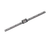 Guía lineal en miniatura MGN15, carril deslizante de movimiento lineal con rodamiento de acero de baja fricción, deslizamiento lineal de precisión para impresora 3D CNC, brazo (350 mm)