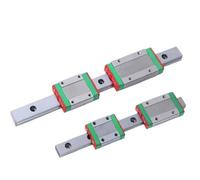 Guía lineal MGN12 MGN15 MGN7 MGN9 100, 150, 200, 250, 300, 400, 500mm, carril lineal en miniatura deslizante + 1 carro MGN7C MGN9C MGN12H, 1 ud.(1pc MGN7H,1pc 300mm)