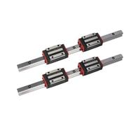 Guía lineal, riel guía deslizante lineal Guía lineal cuadrada de 35 mm, riel HGR35 con bloque deslizante con brida HGW35CC(1000mm)
