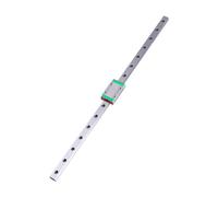 Guía lineal, riel guía deslizante lineal Guía lineal de riel MGN9H de 2 piezas, longitud de 100 mm a 800 mm, más 4 bloques(550mm)