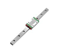 Guía lineal, riel guía deslizante lineal Guía lineal en miniatura MGN9H de 100 mm a 550, 1 pieza + riel deslizante(550mm)