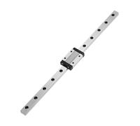 Guía lineal, riel guía deslizante lineal MGN9 100 mm-800 mm Corredera lineal en miniatura negra 1 pieza Guía lineal MGN9 + 1 pieza Bloque MGN9H(400mm)
