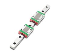 Guía lineal, riel guía deslizante lineal Riel deslizante lineal MGN9 de 100 mm a 800 mm, 1 guía lineal MGN9 + 1 bloque MGN9H(650mm)