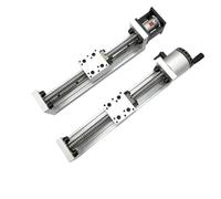 Guía lineal simple de 60 mm de ancho, mesa deslizante con volante eléctrico, husillo de bolas SFU1605/1610, actuador lineal de 50-1200 mm, eje XYZ,(60 Servo Bracket,SFU1605-300mm)