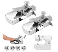 Guia Magnetica Maquina Coser, 2 PCS Accesorios de Costura, Imán Guia Máquina De Coser Guia, Regla de Costura Multifuncional, Aguja de Bloqueo Tndustrial o Máquina de Borde Magnético