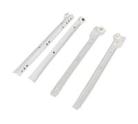 Guía para Cajones, Kit Carril para Muebles, Acero Laminado en Frío de 25cm - Resistente y Anticorrosión, Fácil Instalación para Muebles y Armarios