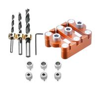 Guía Para Taladrar Espigas - Herramienta Para Perforar Agujeros Rectos En Ensambles De Paneles De Madera | Guía Manual Multifuncional Para Taladro