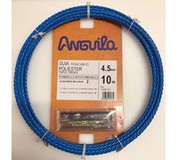 Guia Pasacables Triple Trenza 10 Metros 4.5 mm Azul