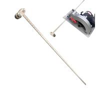 Guía Positioner | Adjustable Aleación de aluminio Sliding Ruler | Precision Line Drawing Tool for Carpentry Metal Home Improvement Industrial Woodworking Construction Workshops