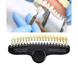 Guía Profesional De Tonos De Blanqueamiento Dental 3d R-20 Con Espejo, Gráfico De Tonos De Blanqueamiento Dental Clásico 20 Colores, Para Seguimiento De Dentista Curso De Blanqueamiento Dental