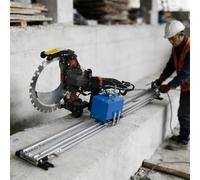 Guia Sierra Circular, Guía De Sierra Circular 150 W, Con Controlador, Elevación Con Un Botón, Regulación De Velocidad Sin Escalas, Profundidad De Corte Ajustable, Para Corte De Concreto 2.5m