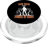 Guía turística de día Zombie de Noche Divertido Halloween Espeluznante PopSockets PopGrip para MagSafe