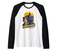 Guía turística de la mansión embrujada de Halloween Carneval Fasching Camiseta Manga Raglan