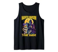 Guía turística de la mansión embrujada de Halloween Carneval Fasching Camiseta sin Mangas
