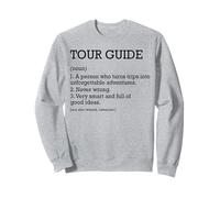 Guía turístico Definición de Trabajo Guía turística Divertida Personalizada Sudadera