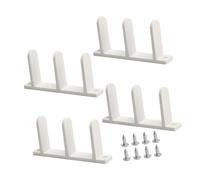 Guía universal para el suelo del armario de pared lateral, incluye accesorios de montaje para un movimiento suave de la puerta, mejora del hogar, riel de puerta