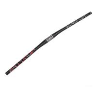 Guiador BTT Elevado 25mm para Descenso y para trail Guiador BTT(Black And Red)