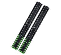 Guías con rodamientos de bolas, Extensión completa, 3 secciones, 10-16 pulgadas, rodamiento de bolas, cierre suave, 2 piezas(14in)