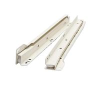 Guias Correderas Para Cajones 1 juego de rieles for cajones, dos for gabinetes, engrosamiento mesa computadora, canaleta for ropa, polea con rodillo for teclado, muebles(16inch(40cm))