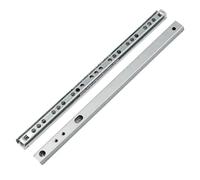 Guias Correderas Para Cajones 2 correderas for cajones con cojinetes de bolas 8 a 16 pulgadas, for muebles, for armarios y acero(450MM)