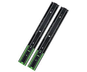 Guias Correderas Para Cajones 2 piezas de 10 a 16 pulgadas extensión completa, rieles deslizantes for cajones con cojinetes bolas, riel deslizante for muebles 3 secciones(14 inch)