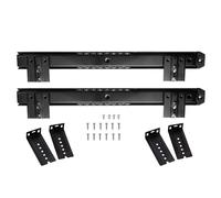 Guías Correderas Para Cajones 350mm Guías Para Bandejas Porta-teclados, Con Rodamientos De Rodillos Y Regulables Escuadra De Montaje, Rieles Para Estantes Extraíbles Bajo Mesa