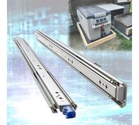 Guias Correderas Para Cajones 700 800 900 1000 1200 1300 1500mm, Guias Rieles Para Cajones De Alta Resistencia Guía Para Cajón De Extracción Total Capacidad Carga Con Cerradura 120kg ( Color : Locking