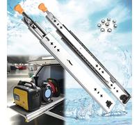 Guias Correderas Para Cajones Con Cerradura 800 1000 1200 1300 1400 1500mm Rieles Para Cajones Extensión Completa 120kg Capacidad Carga Guías Laterales Para Cajones Con Rodamiento De Bolas ( Color : L