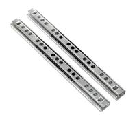 Guias Correderas Para Cajones Guías for Cajones De Extensión Completa, 2 Uds., Carril Deslizante for Armario Cocina(16 Inch)
