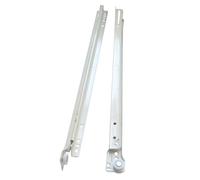 Guias Correderas Para Cajones Juego de rieles deslizantes for cajones un solo juego con ruedas montaje lateral inferior acero(12inch-length30cm)