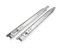 Guias Correderas Para Cajones Rieles deslizantes for cajones de gabinetes cocina 35 mm, acero inoxidable, plegables, extensión completa, con rodamientos bolas, accesorio(22inch)