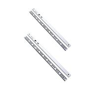 Guias Correderas Para Cajones Two Way Metal Drawer Slides Width 17mm Ball Bearings For Dresser Kitchen para cajones(246mm)