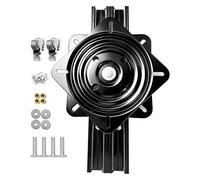 Guias Correderas Retractable Table Extension Hardware, Heavy Duty Slide Out Table Extender Track with Turntable/Wheel for Dining/Sofa Tables(L 120cm/3.9ft)