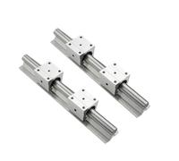 Guías de bloque deslizante de rodamiento lineal, 2 rieles de soporte lineal SBR25 + 4 bloques deslizantes SBR25UU(1000 mm)