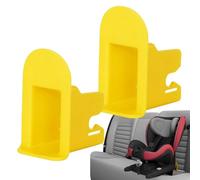 Guías de bloqueo de interfaz de asiento de coche, soporte de soporte de asiento de seguridad para automóvil,Conector de soporte de asiento de coche, de guía fija, 2 piezas - Anclajes de asiento
