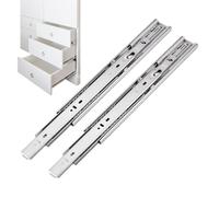 Guías de cajas de repuesto, dibujos para cajones | Guía de cajones de metal para armarios: riel de metal con cojinetes de, guías de cajones de carga pesada y resistente a la oxidación, lo que