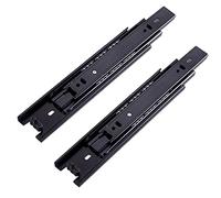 Guías de Cajón,Tianher Guías para Cajones 200 mm 8 Pulgadas Montaje Lateral Resistente Capacidad de Carga de 45 kg Guías de Rodillo para Cajón Extracción Parcial Correderas Cajones 2 Pcs.