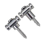 Guías de cuerdas de rodillos de alta calidad duraderas for árbol de cuerdas de rodillo de guitarra de 2 piezas(Argent)
