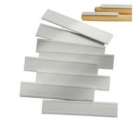 Guías De Espesor De Masa - 8 Piezas De De Calidad Alimentaria, Tamaño Estándar | Tiras Para Medir El Espesor De La Masa | Varillas Espaciadoras De Rodillo | Accesorio Para Hornear Para Lograr