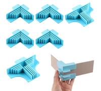 Guías de esquina de cajas: herramientas de alineación de precisión, posicionador de ángulo estable, bloques de soporte de montaje para manualidades, kit de sujeción para bordes cuadrados. Soporte de