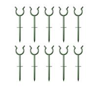 Guías de manguera de riego para jardín | 100 piezas soporte de protección y mantenimiento para - protectores de cables para macizos de flores | Uso al aire libre Césped Jardín Trasero Camping-Car G