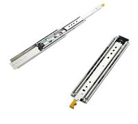 Guías deslizantes para gabinetes de montaje latera 1 Par De Correderas Telescópicas For Cajones Industriales Extensión Completa Alta Resistencia 8-28" Alto Y 76 Mm(12Inches 300mm)