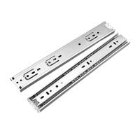 Guías deslizantes para gabinetes de montaje latera Correderas Cajones De Acero Inoxidable Tres Secciones 10 A 22 Pulgadas Con Cierre Suave. Herrajes For Muebles(Normal 12inch 30cm)