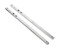 Guías deslizantes para gabinetes de montaje latera Correderas for cajones con cojinetes de bolas 182 mm a 406, correderas telescópicas acero for trabajo pesado, herrajes for muebles(10inches (246mm))