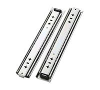 Guías deslizantes para gabinetes de montaje latera Correderas for cajones de alta resistencia, riel extensión completa 53 mm, 28'' a 72'' largo y ancho, con cojinetes bolas(36 inch(900mm))