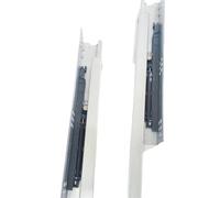 Guías deslizantes para gabinetes de montaje latera Correderas for cajones hidráulicas ocultas con cierre suave y deslizantes debajo del gabinete de la cocina(14inch (350mm))