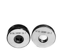 Guías for cajones 1 Juego (1 * GO + 1 * NOGO) Precisión del calibre del anillo de rosca de diente fino métrico no estándar 2A UNC/F/EF/S 5/16 1-8 1-10 1-12 1-20 1-32(Set of 1)