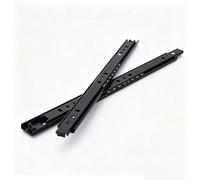 Guías for cajones con bloqueo de 2 piezas, guías for cajones con rodamiento de bolas de extensión, gabinetes instrumentación(25cm)