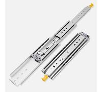 Guías for cajones con rodamientos de bolas de extensión completa, resistentes, de montaje lateral, for archivadores, cómodas, cajones de cocina, armarios de herramientas(64in/162.56cm)